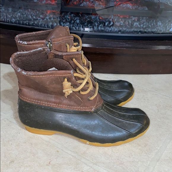 •SPERRY• duck/rain boots size youth 6=womens 6.5 - Picture 5 of 6